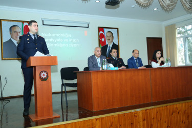 Binəqədi rayonu 248 № li tam  orta məktəbdə "Narkotiksiz gələcək naminə!” mövzusunda növbəti maarifləndirici tədbir keçirildi