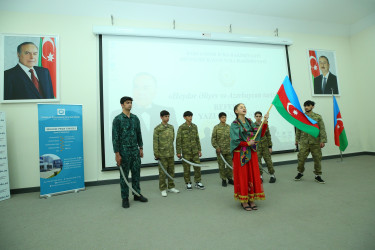 “Şəhərsalma və Memarlıq İli” çərçivəsində xalqımızın ümmumilli lideri Heydər Əliyevin əziz xatirəsinə həsr olunmuş “Heydər Əliyev və Azərbaycan tarixi” mövzusunda elmi-praktik konfransın rayon mərhələsi keçirildi