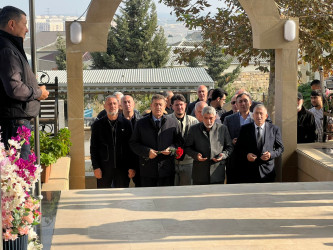Şəhid Cavadov Ələsgər Elxan oğlunun şəhadətinin ildönümü ilə əlaqədar məzarı ziyarət olundu