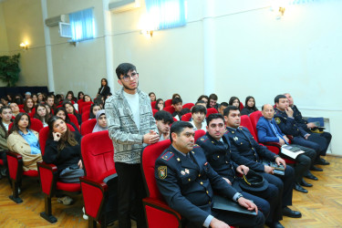 Humanitar Kollecdə "Narkotiksiz gələcək naminə” mövzusunda görüş keçirildi