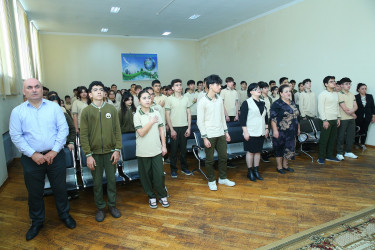 Binəqədi rayonu 298 №-li tam orta məktəbdə "Narkotiksiz gələcək naminə!” mövzusunda növbəti maarifləndirici tədbir keçirildi