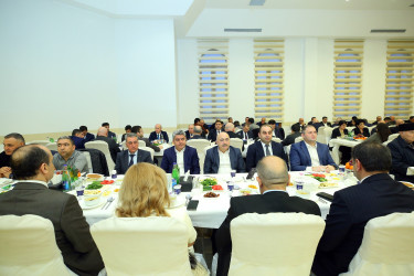 Binəqədi Rayon İcra Hakimiyyəti tərəfindən müqəddəs Ramazan ayı münasibətilə iftar süfrəsi təşkil edildi