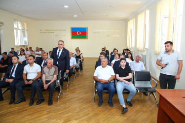 24 iyul 2025-ci il tarixində Binəqədi Rayon İcra Hakimiyyətinin başçısı Elxan Allahverdiyevin M.Ə.Rəsulzadə qəsəbəsinin sakinləri ilə səyyar qəbulu keçirildi