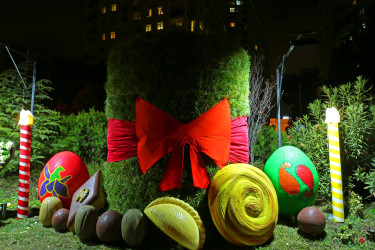 Novruz bayramı ərəfəsində Binəqədi rayonunun prospektləri, küçələri, parkları bayram əhval-ruhiyyəsi ilə bəzədilib