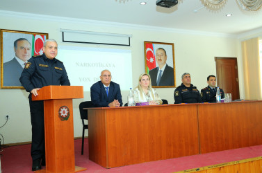 Binəqədi rayonu 248 № li tam orta məktəbdə  "Narkotiksiz gələcək naminə!” mövzusunda növbəti maarifləndirici tədbir keçirildi