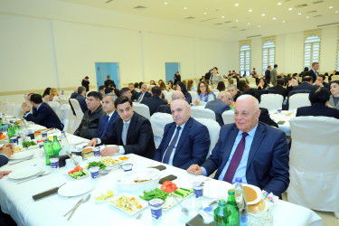 Binəqədi Rayon İcra Hakimiyyəti tərəfindən müqəddəs Ramazan ayı münasibətilə iftar süfrəsi təşkil edildi