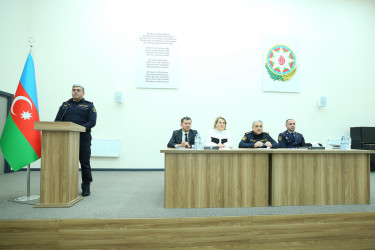 Binəqədi rayonu 313 № li tam orta məktəbdə "Narkotiksiz gələcək naminə” mövzusunda maarifləndirici görüş keçirildi