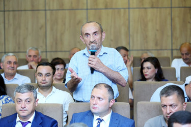 20 avqust 2026-cı il tarixində Binəqədi Rayon İcra Hakimiyyətinin başçısı Elxan Allahverdiyevin M.Ə.Rəsulzadə qəsəbə sakinləri ilə səyyar qəbulu keçirildi