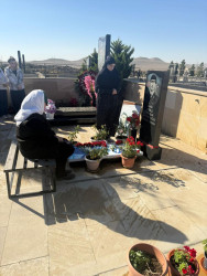 Şəhid Əmirli Əmirşah Səttar oğlunun şəhadətinin ildönümü ilə əlaqədar məzarı ziyarət olundu