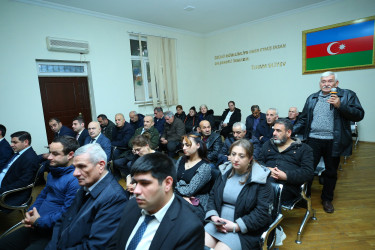 11 dekabr 2025-ci il tarixində Binəqədi Rayon İcra Hakimiyyətinin başçısı Elxan Allahverdiyevin M.Ə.Rəsulzadə qəsəbə sakinləri ilə səyyar qəbulu keçirildi