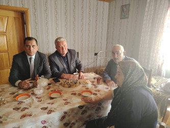 “15 May - Beynəlxalq Ailə Günü” münasibətilə Binəqədi rayonunda uzun illər birlikdə ömür sürmüş, cəmiyyətdə nüfuz qazanmış bir neçə ailə ziyarət olundu