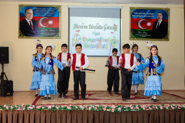 “Konstitusiya və Suverenlik İli” çərçivsində Binəqədi rayonu Vahid Əzizov adına 30 nömrəli tam orta məktəbdə "1 iyun - Uşaqların Beynəlxalq Müdafiəsi Günü”nə həsr edilmiş “Suveren dövlətin gələcəyi” adlı tədbir keçirildi