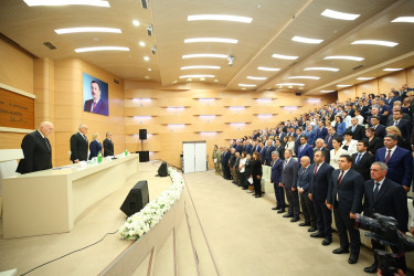 Binəqədi Rayon İcra Hakimiyyətində Azərbaycan Respublikasının Prezidenti cənab İlham Əliyevin Yeni  Azərbaycan Partiyasının VIII Qurultayındakı çıxışından irəli gələn vəzifələrə həsr olunmuş müşavirə keçirildi