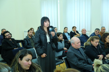 04 dekabr 2025-ci il tarixində Binəqədi Rayon İcra Hakimiyyətinin başçısı Elxan Allahverdiyevin Binəqədi qəsəbə sakinləri ilə səyyar qəbulu keçirildi