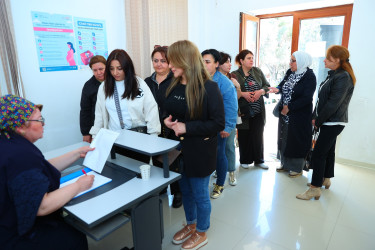 Binəqədi Tibb Mərkəzində könüllü qanvermə aksiyası keçirildi