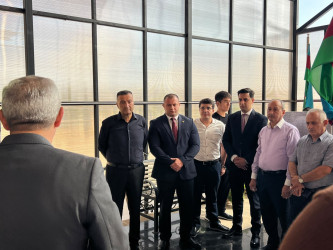 Şəhid Bayramov Cavid Azər oğlunun doğum günü ilə əlaqədar məzarı ziyarət olundu