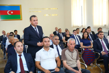 24 iyul 2025-ci il tarixində Binəqədi Rayon İcra Hakimiyyətinin başçısı Elxan Allahverdiyevin M.Ə.Rəsulzadə qəsəbəsinin sakinləri ilə səyyar qəbulu keçirildi