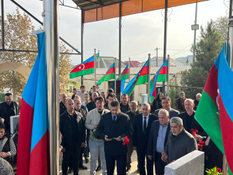 Şəhid Cavadov Ələsgər Elxan oğlunun şəhadətinin ildönümü ilə əlaqədar məzarı ziyarət olundu