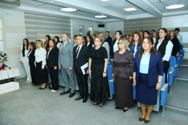 Binəqədi rayonunda 5 Oktyabr–Beynəlxalq Müəllimlər Günü münasibətilə tədbir keçirildi
