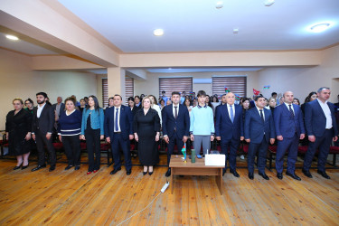 Azərbaycan ədəbiyyatının görkəmli nümayəndəsi, xalq şairi, dramaturq, ədəbiyyatşünas, pedaqoq və ictimai xadim, akademik Bəxtiyar Vahabzadənin anadan olmasının 100 illik yubileyinə həsr olunmuş “Şeirin Bəxtiyar Nidası” adlı tədbir keçirildi