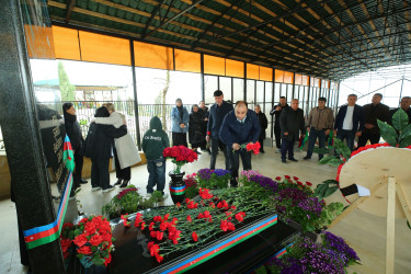 2016-cı il Aprel döyüşləri zamanı şəhid olan Emin Bağırovun anım günü ilə əlaqədar məzarı ziyarət olundu
