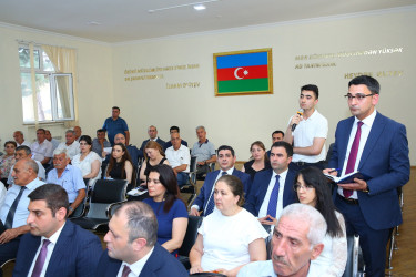 24 iyul 2025-ci il tarixində Binəqədi Rayon İcra Hakimiyyətinin başçısı Elxan Allahverdiyevin M.Ə.Rəsulzadə qəsəbəsinin sakinləri ilə səyyar qəbulu keçirildi