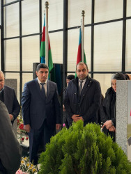 Şəhid Məmmədov Vüsal Aftandil oğlunun şəhadətinin ildönümü ilə əlaqədar məzarı ziyarət olundu