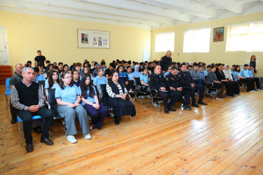 Binəqədi rayonu 144 №-li tam orta məktəbdə "Narkotiksiz gələcək naminə!” mövzusunda tədbir keçirildi