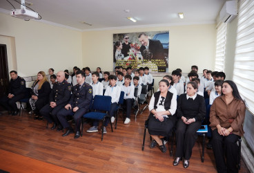 Binəqədi rayonu 217 № li tam orta məktəbdə "Narkotiksiz gələcək naminə!” mövzusunda növbəti maarifləndirici tədbir keçirildi