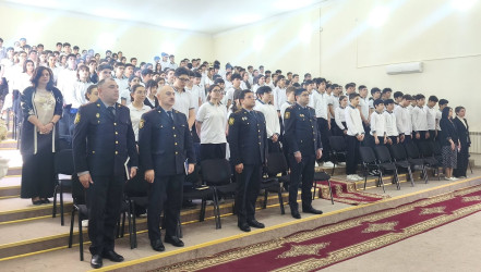 Binəqədi rayonu 276 №-li tam orta məktəbdə "Narkotiksiz gələcək naminə!” mövzusunda tədbir keçirildi.