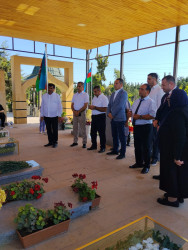 Şəhid Bağırov Elçin Yunus oğlunun doğum günü ilə əlaqədar məzarı ziyarət olundu