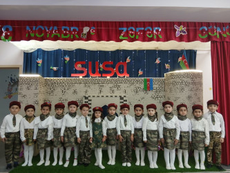 Binəqədi rayonunda körpələr evi-uşaq bağçalarında “Konstitusiya və Suverenlik İli” çərçivəsində 8 Noyabr - “Zəfər Günü” münasibətilə bayram tədbirləri keçirildi