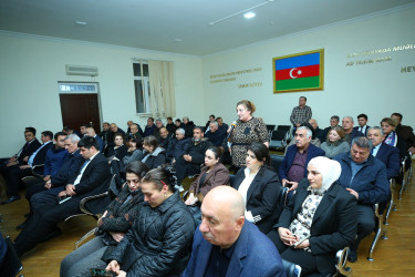 11 dekabr 2025-ci il tarixində Binəqədi Rayon İcra Hakimiyyətinin başçısı Elxan Allahverdiyevin M.Ə.Rəsulzadə qəsəbə sakinləri ilə səyyar qəbulu keçirildi