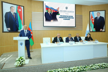 Yeni Azərbaycan Partiyası Binəqədi rayon təşkilatının XI konfransı keçirildi
