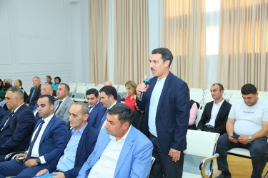 19 sentyabr 2025-ci il tarixində Binəqədi Rayon İcra Hakimiyyətinin başçısı Elxan Allahverdiyevin Biləcəri qəsəbə sakinləri ilə səyyar qəbulu keçirildi