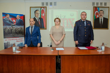Binəqədi rayonu 115 nömrəli tam orta məktəbdə "Narkotiksiz gələcək naminə” mövzusunda görüş keçirildi