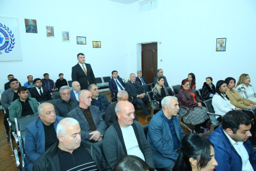 13 noyabr 2025-ci il tarixində Binəqədi Rayon İcra Hakimiyyətinin başçısı Elxan Allahverdiyevin Biləcəri qəsəbə sakinləri ilə səyyar qəbulu keçirildi