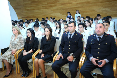 “İdrak” liseyində "Narkotiksiz gələcək naminə!” mövzusunda növbəti maarifləndirici  tədbir  keçirildi