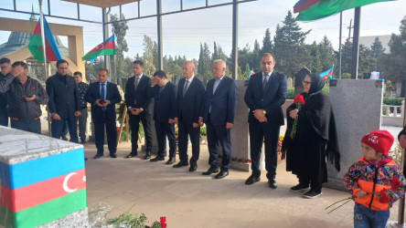 Şəhid Bağırov Elçin Yunus oğlunun şəhadətinin ildönümü ilə əlaqədar məzarı ziyarət olundu