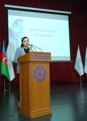 YAP Binəqədi rayon təşkilatı Ümummilli lider Heydər Əliyevin anadan olmasının 103-cü ildönümünə həsr olunmuş “Ulu öndərin tarixi missiyası – zəfərə aparan yol” adlı tədbir keçirdi