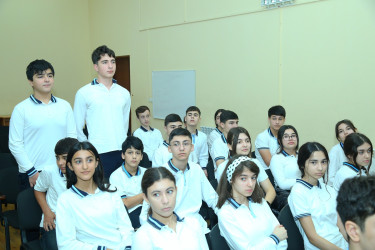 Binəqədi rayonu 244 nömrəli tam orta məktəbdə "Narkotiksiz gələcək naminə” mövzusunda görüş keçirildi