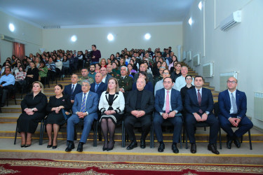 Binəqədi rayonunda “Vətən müharibəsinin tarixi. Azərbaycanın ərazi bütövlüyünün bərpası: ŞƏXSİYYƏT FAKTORU” adlı kitabın təqdimatı keçirildi