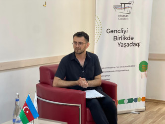 Binəqədi rayonunda “Konstitusiya və Suverenlik İli” çərçivəsində “Binəqədi Gənclər Evi” sosial xidmət müəssisəsində “Vətən sağ olsun!” mövzusunda Vətən müharibəsi iştirakçısı Nemət Süleymanovla gənclərin görüşü təşkil olundu