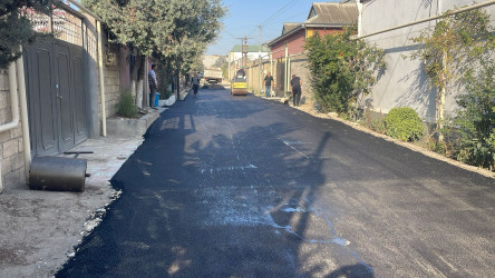 Binəqədi rayonunda mərhələli şəkildə abadlıq-quruculuq işləri davam etdirilir