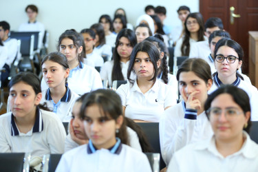 Binəqədi rayonu 248 № li tam  orta məktəbdə "Narkotiksiz gələcək naminə!” mövzusunda növbəti maarifləndirici tədbir keçirildi