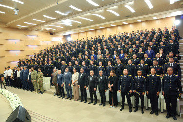 Binəqədi rayonunda "Konstitusiya və Suverenlik İli" çərçivəsində "2 İyul - Azərbaycan Polisi Günü” və Azərbaycan Polisinin yaranmasının 107-ci ildönümü münasibətilə tədbir keçirildi