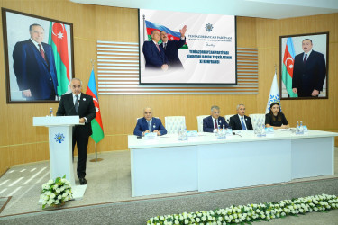 Yeni Azərbaycan Partiyası Binəqədi rayon təşkilatının XI konfransı keçirildi