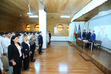 “İdrak” liseyində "Narkotiksiz gələcək naminə!” mövzusunda növbəti maarifləndirici  tədbir  keçirildi