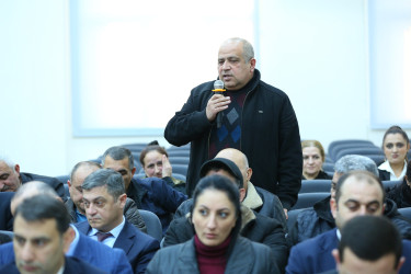 08 yanvar 2026-cı il tarixində Binəqədi Rayon İcra Hakimiyyətinin başçısı Elxan Allahverdiyevin Xocəsən qəsəbə sakinləri ilə səyyar qəbulu keçirildi