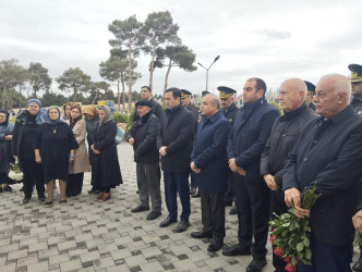 Şəhid Tağıyev Ruslan Fuad oğlunun şəhadətinin ildönümü ilə əlaqədar məzarı ziyarət olundu